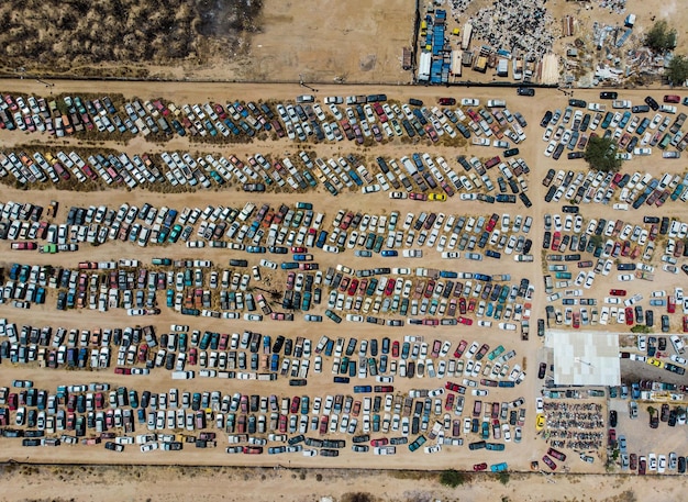 Aerial view of a refugee camp in Somalia, overcrowded with tents and makeshift shelters, highlighting the humanitarian crisis caused by terrorist activities in the region.