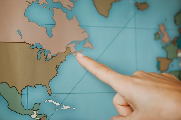 A map highlighting regions where new US embassies are planned, with annotations pointing out key geopolitical hotspots and economic centers. The map illustrates the strategic placement of these embassies.
