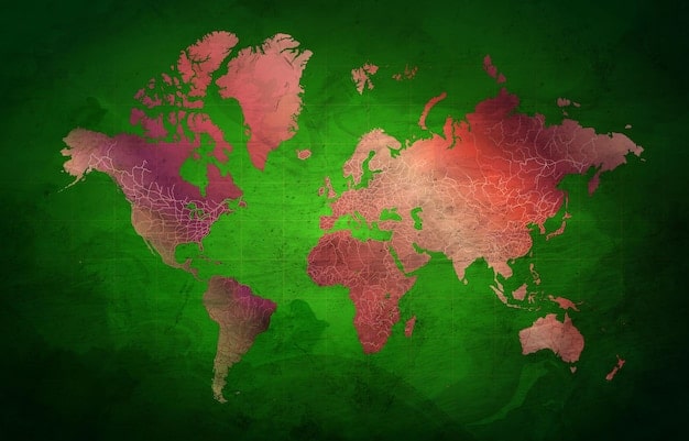 A world map highlighting countries that are members of the ICC in green, with the US marked in red, visually demonstrating the US's isolation on this issue.