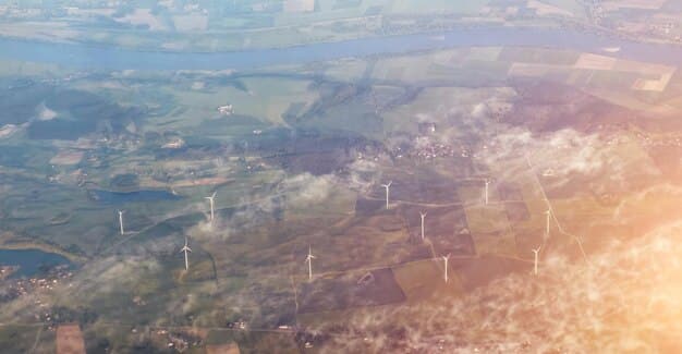 A collage of images showing various alternative energy sources, including solar panels, wind turbines, and hydroelectric dams, set against a backdrop of a world map.